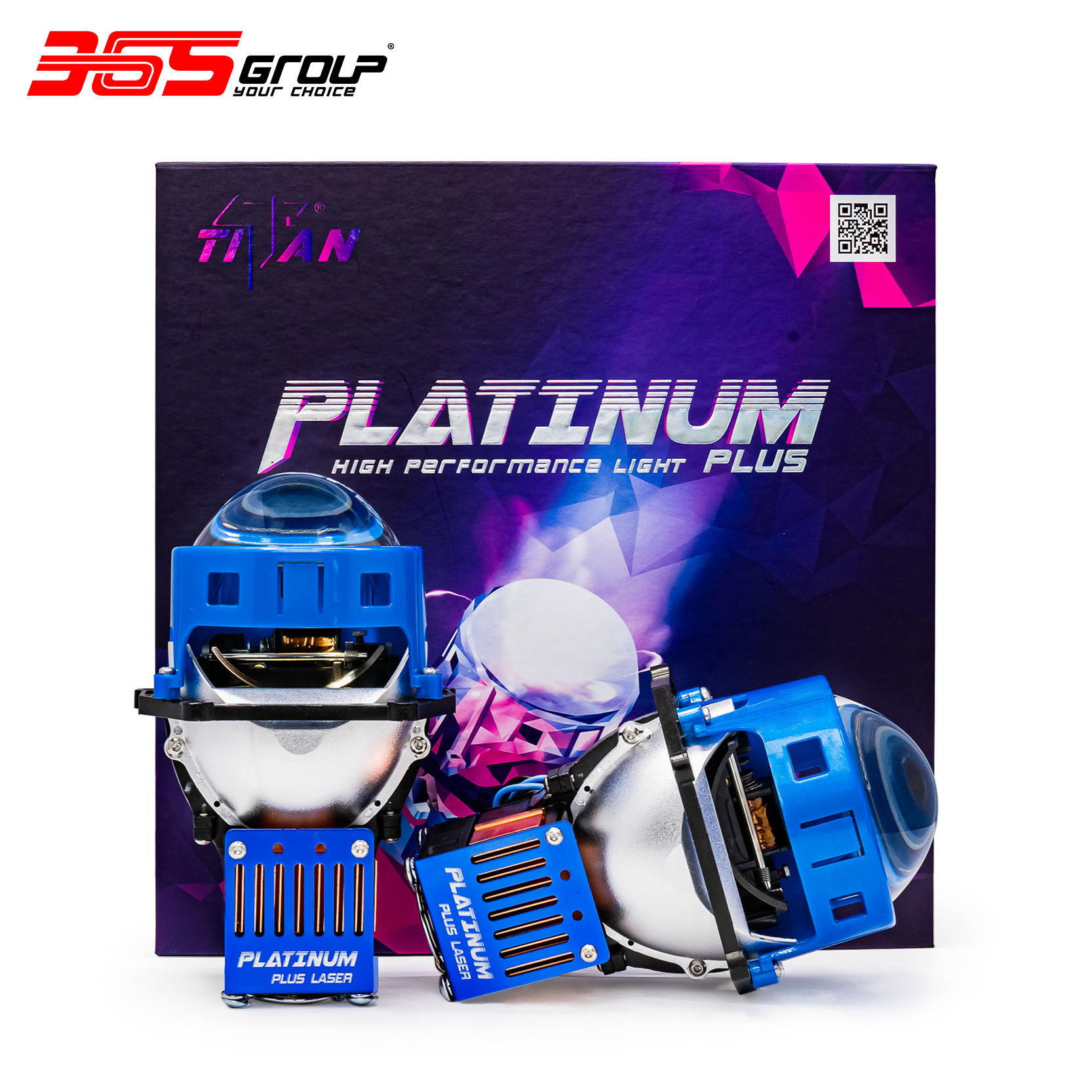 BI LASER TITAN PLATINUM PLUS NHIỆT MÀU 5000K