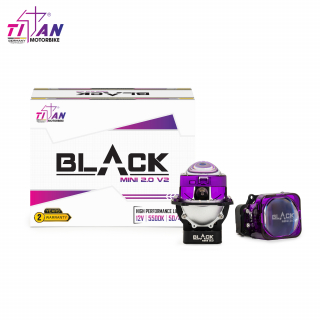 BI LED TITAN MOTO BLACK MINI 2.0 INCH V2 - SQUARE