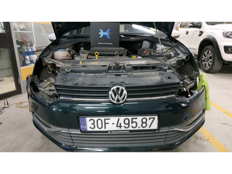 Độ đèn nâng cấp ánh sáng Bi Laser XLight V20L cho Volkswagen Polo