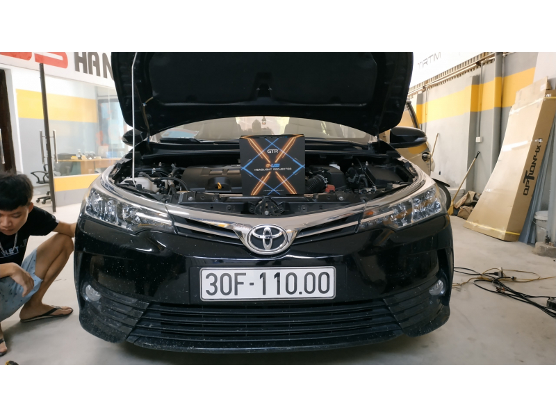 Độ đèn nâng cấp ánh sáng Nâng cấp Bi Led GTR GLed X cho Toyota Altis