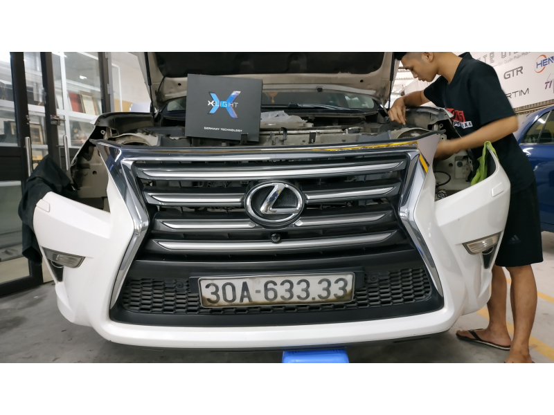 Độ đèn nâng cấp ánh sáng Bi Laser XLight V20L cho Lexus GX460