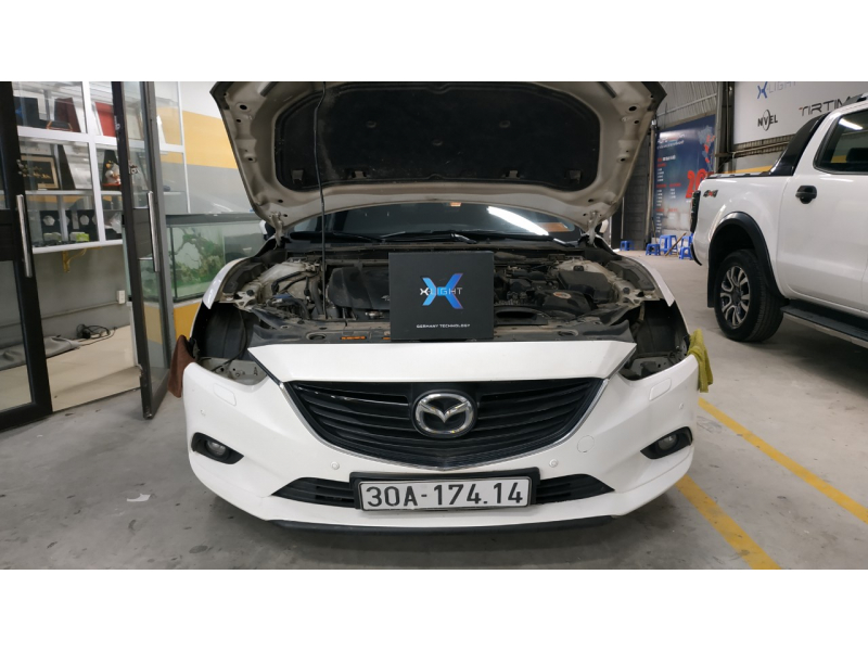 Độ đèn nâng cấp ánh sáng Bi Laser XLight V20L cho Mazda 6