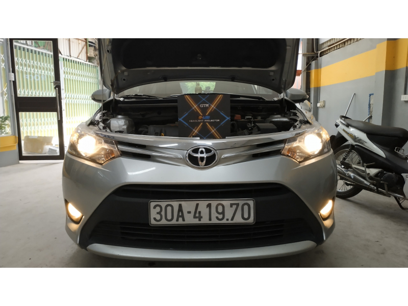 Độ đèn nâng cấp ánh sáng Bi Led GTR GLed X cho Toyota Vios G