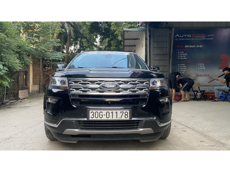 Độ đèn nâng cấp ánh sáng Bi Laser XLight V20L cho Ford Explorer