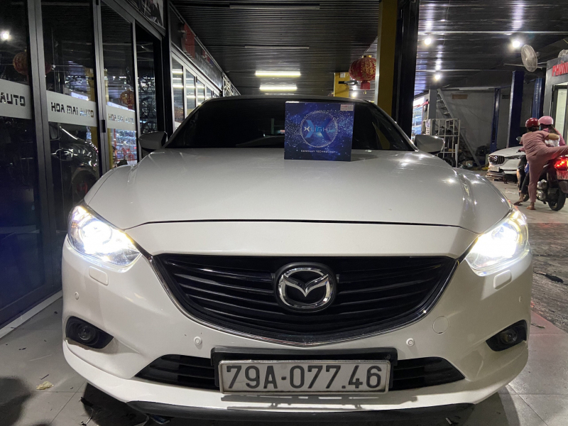 Độ đèn nâng cấp ánh sáng BI LED X-LIGHT V20 CHO XE MAZDA6 - NHA TRANG