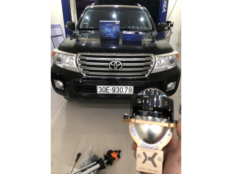 Độ đèn nâng cấp ánh sáng BI LASER X-LIGHT V20L XE LAND CRUISER - NAM ĐỊNH