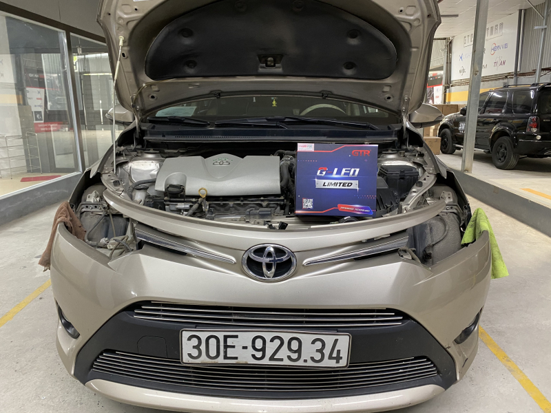 Độ đèn nâng cấp ánh sáng Bi GLed Limited cho Toyota Vios E