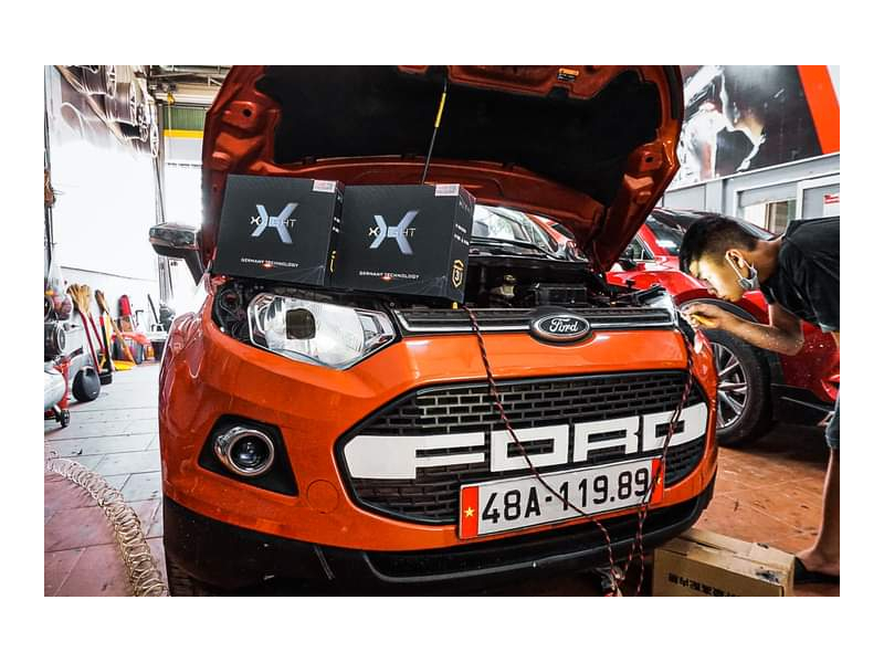 Độ đèn nâng cấp ánh sáng BI V20 ULTRA + F10 CHO ECOSPORT