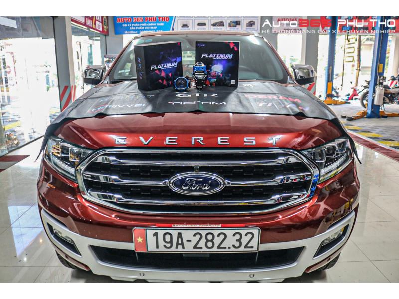 Độ đèn nâng cấp ánh sáng Nâng cấp Bi Led Platinum cho xe Ford Everest 