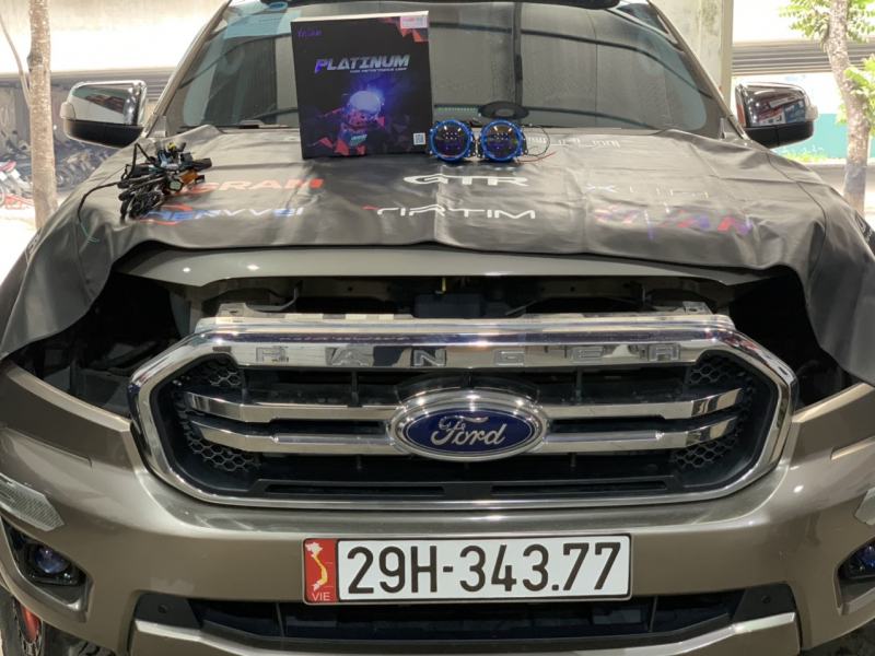 Độ đèn nâng cấp ánh sáng Nâng cấp ánh sáng Titan Platinum cho xe Ford Ranger