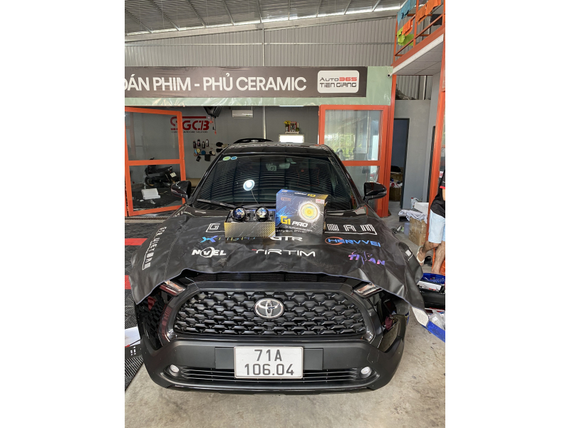 Độ đèn nâng cấp ánh sáng TOYOTA CROSS - BI GẦM LED GTR G1 PRO - 08/12 