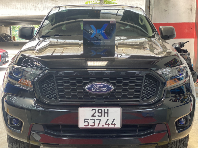 Độ đèn nâng cấp ánh sáng ford ranger nâng cấp bi gầm xlight F10 new