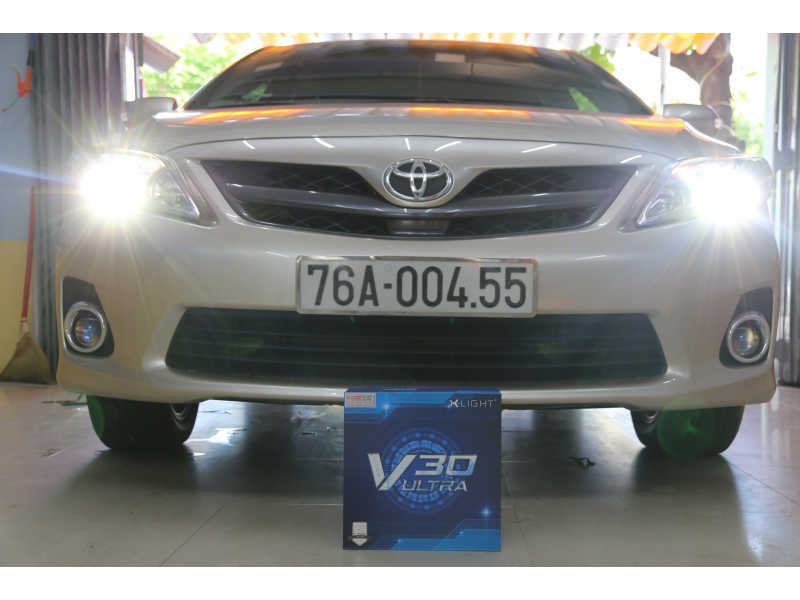 Độ đèn nâng cấp ánh sáng BI LED X-LIGHT V30 ULTRA 2022 NHIỆT MÀU 5000K CHO XE CAMRY 00455