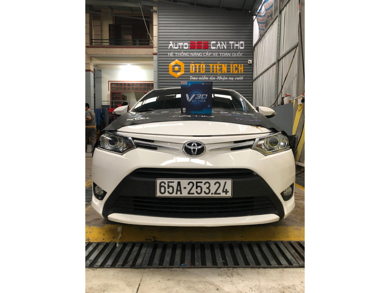 Độ đèn nâng cấp ánh sáng BI LED X-LIGHT V30 ULTRA 2022 NHIỆT MÀU 5000K XE TOYOTA VIOS - CẦN THƠ 25324