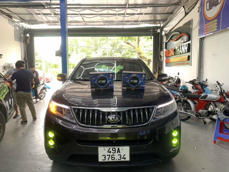 Độ đèn nâng cấp ánh sáng COMBO 4 BI GẦM XLIGHT F10 NEW CHO SORENTO 2019 37634