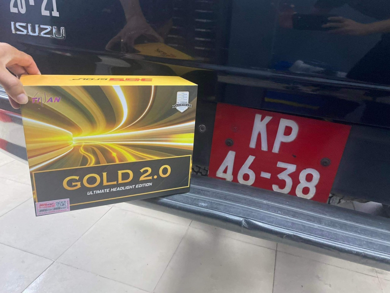 Độ đèn nâng cấp ánh sáng  BI LED TITAN GOLD 2.0 XE ISUZU D-MAX