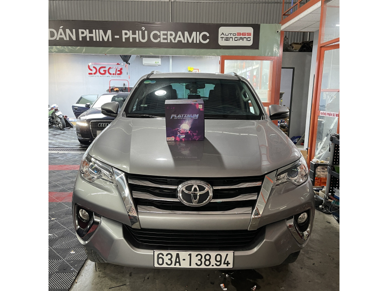 Độ đèn nâng cấp ánh sáng BI LASER TITAN PLATINUM PLUS NHIỆT MÀU 5000K XE FORTUNER - TIỀN GIANG 13894 - 16/08/2022