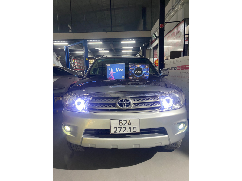 Độ đèn nâng cấp ánh sáng BI GẦM LED X-LIGHT F10 NEW + BI LED X-LIGHT V20 NEW NHIỆT MÀU 5000K XE TOYOTA FOTUNER - LONG AN 27215 - 03/09/2022