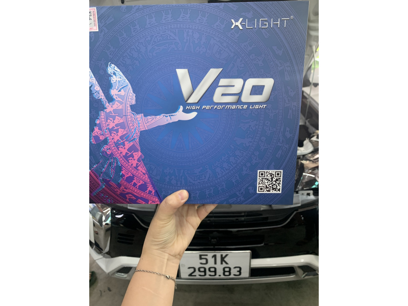 Độ đèn nâng cấp ánh sáng BI LED X-LIGHT V20 NEW - NHIỆT MÀU 5000K - OUTLANDER