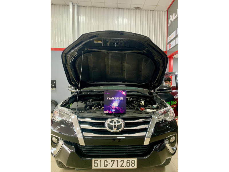 Độ đèn nâng cấp ánh sáng  BI LASER TITAN PLATINUM PLUS NHIỆT MÀU 5000K CHO XE TOYOTA FORTUNER 2019 - TÂN PHÚ 71268 - 22/10/2022