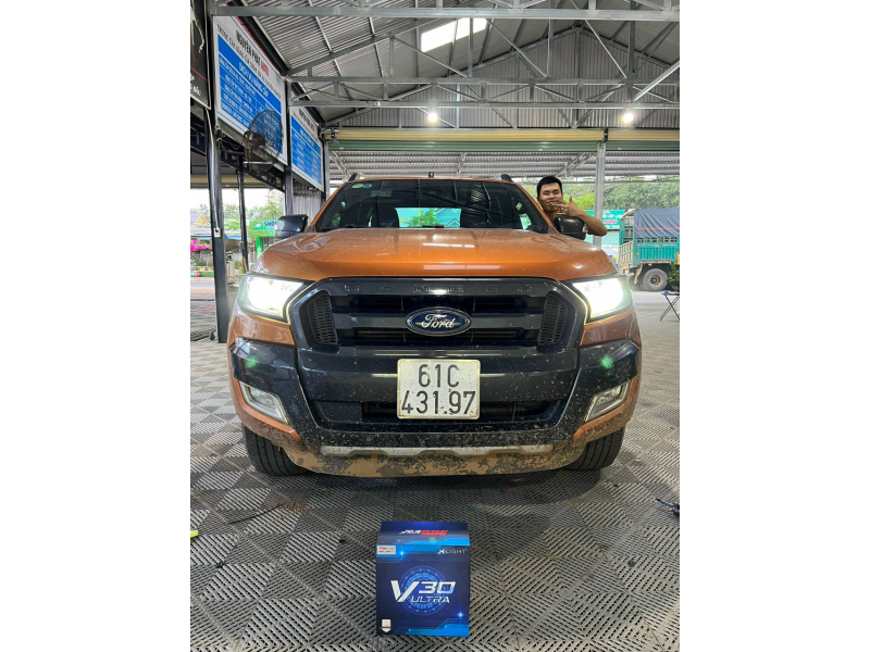 Độ đèn nâng cấp ánh sáng  BI LED X-LIGHT V30 ULTRA 2022 GREY - 5000K (NEW VERSION) CHO XE FORD RANGER - NGUYÊN PHÁT 43197 - 13/11/2022