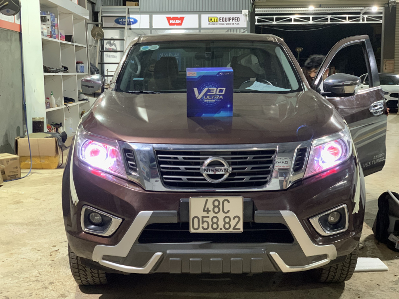 Độ đèn nâng cấp ánh sáng BI LED X-LIGHT V30 ULTRA 2022 NHIỆT MÀU 5000K CHO XE NISSAN NAVARA - ĐẮK NÔNG 05882 - 22/11/2022