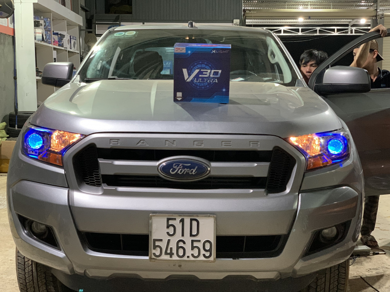 Độ đèn nâng cấp ánh sáng BI LED X-LIGHT V30 ULTRA 2022 NHIỆT MÀU 5000K CHO XE FORD RANGER - ĐẮK NÔNG 54659 - 01/12/2022