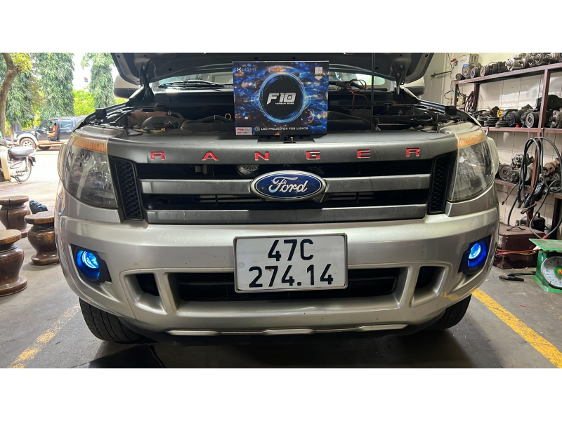 Độ đèn nâng cấp ánh sáng BI GẦM LED X-LIGHT F10 2022 - CÓ MẮT QUỶ 4300K CHO XE FORD RANGER - BMT 27414 - 08/12/2022