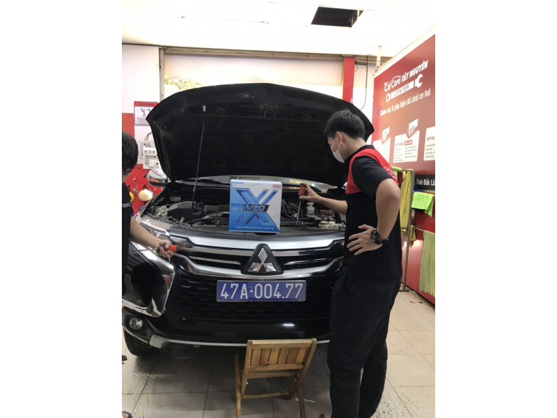 Độ đèn nâng cấp ánh sáng BI LED X-LIGHT V20 2023 CHO XE PAJERO - CAR CARE TÂY NGUYÊN 00477 - 09/12/2022