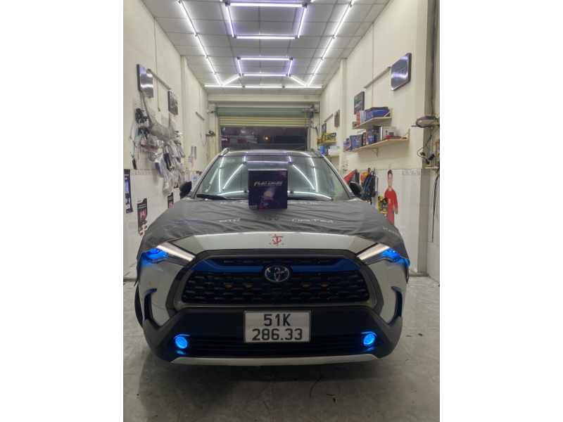 Độ đèn nâng cấp ánh sáng BI LASER HENVVEI L91 PRO CHO XE TOYOTA CROSS 2022 - TAKAHASHI 28633 