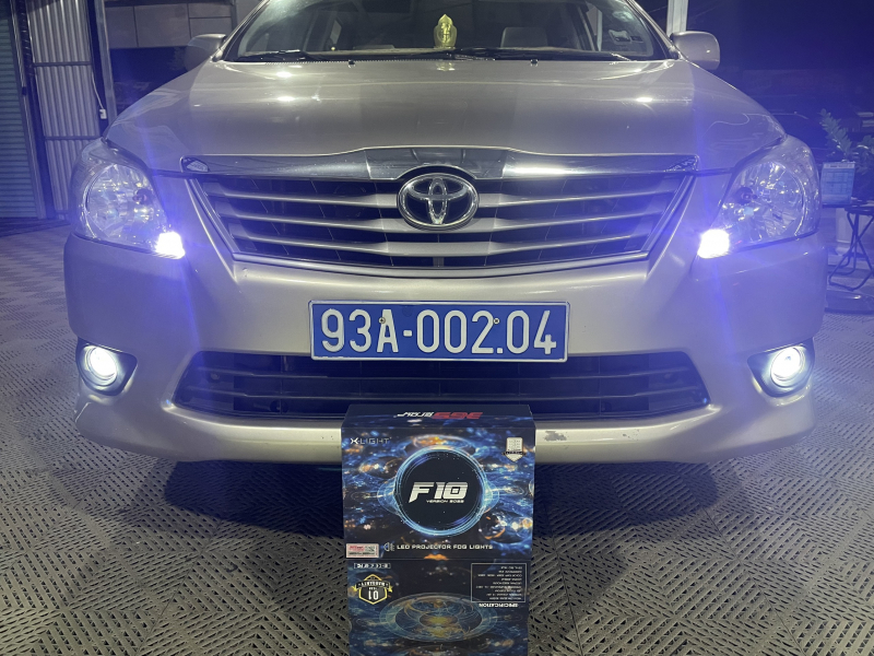 Độ đèn nâng cấp ánh sáng BI GẦM LED X-LIGHT F10 NEW CHO XE TOYOTA INNOVA - NGUYÊN PHÁT AUTO 00204 - 12/12/2022