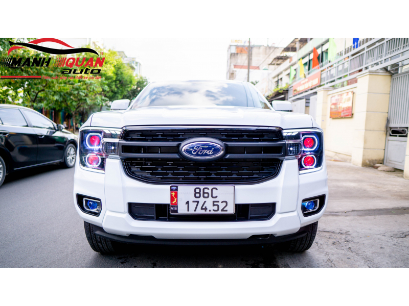 Độ đèn nâng cấp ánh sáng BI GẦM X-LIGHT F10 2022 CÓ MẮT QUỶ 4300K CHO FORD RANGER XLS 2023 - MẠNH QUÂN AUTO GÒ VẤP 17452 - 19/12/2022