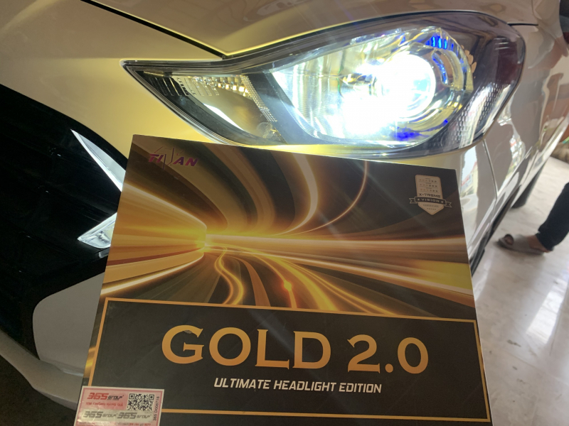 Độ đèn nâng cấp ánh sáng Bi led Titan Gold 2.0 - Hyundai i10 2022 - 15K03570
