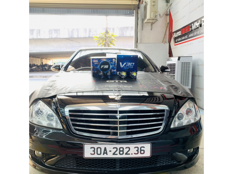 Độ đèn nâng cấp ánh sáng Nâng cấp ánh sáng cặp V30L cho xe mercedes S550 cặp V30L 30A 28236