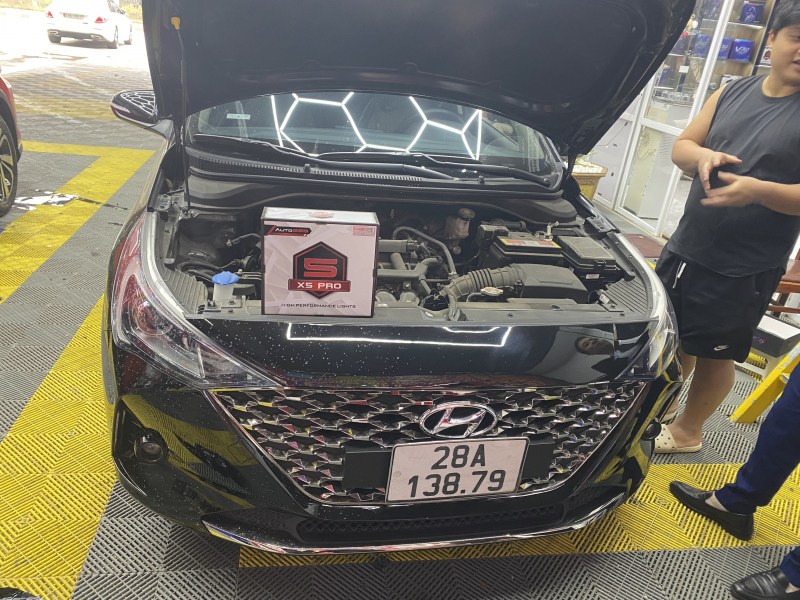 Độ đèn nâng cấp ánh sáng Nâng cấp tăng sáng cho Hyundai Accent