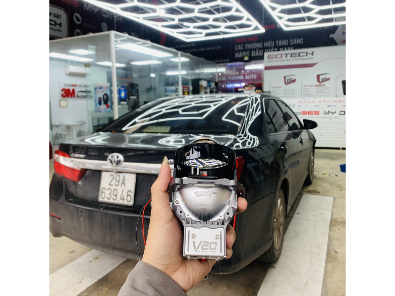 Độ đèn nâng cấp ánh sáng Xlight V20-2023 cho Toyota Camry 