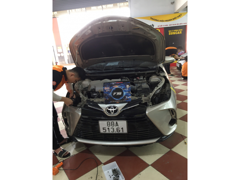 Độ đèn nâng cấp ánh sáng Nâng cấp bi gầm tăng sáng cho xe Toyota Vios