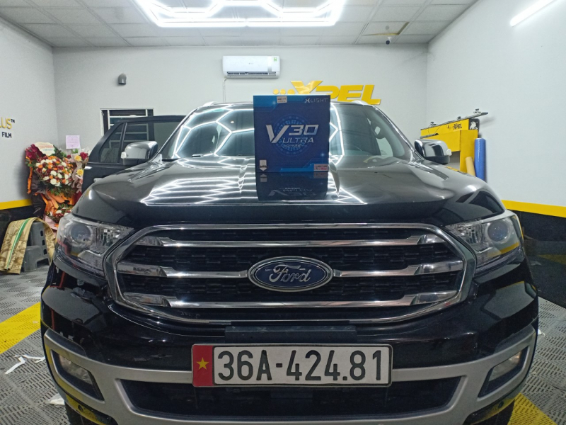 Độ đèn nâng cấp ánh sáng Nâng cấp bi pha GTR tăng sáng Ford Everest