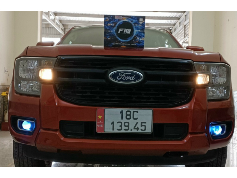 Độ đèn nâng cấp ánh sáng Ford Ranger XLS 2023