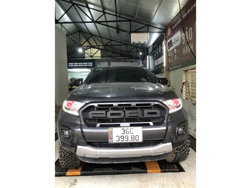 Độ đèn nâng cấp ánh sáng Nâng cấp bi pha GTR tăng sáng cho Ford Ranger Wildtrack