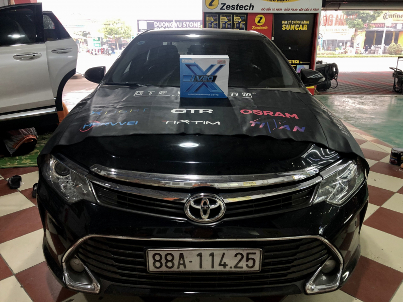 Độ đèn nâng cấp ánh sáng Nâng cấp ánh sáng bi pha cho xe Toyota Camry