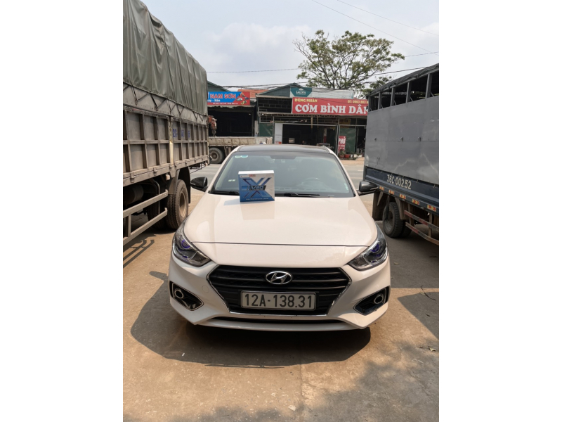 Độ đèn nâng cấp ánh sáng cho xe Hyundai Accen 			