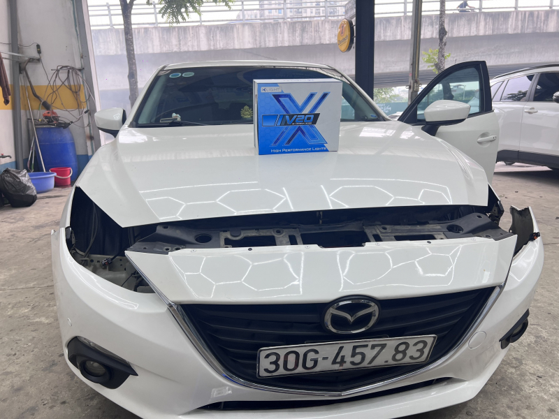 Độ đèn nâng cấp ánh sáng Nâng cấp ánh sáng cho xe Mazda 3 cặp Bi laser V20l 30G-45783