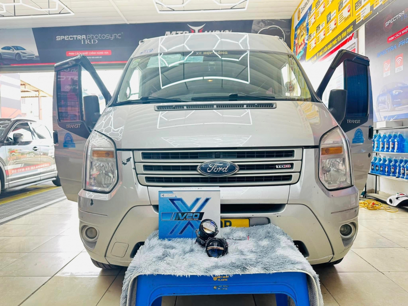 Độ đèn nâng cấp ánh sáng NÂNG CẤP BI PHA TĂNG SÁNG V20 2023 CHO FORD TRANSIT