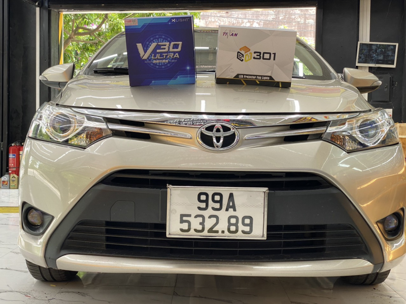 Độ đèn nâng cấp ánh sáng Nâng cấp bi gầm cho toyota vios 2018 53289