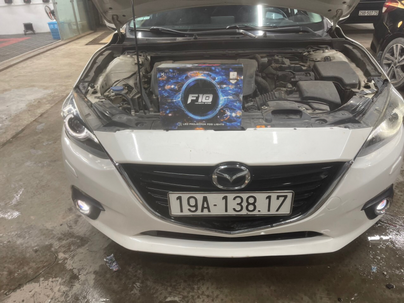 Độ đèn nâng cấp ánh sáng Mazda3 