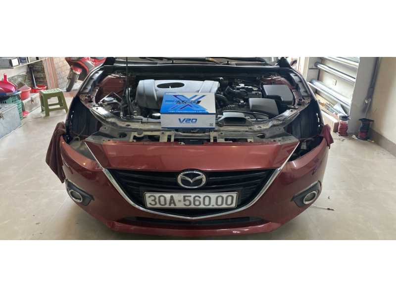 Độ đèn nâng cấp ánh sáng Mazda3 