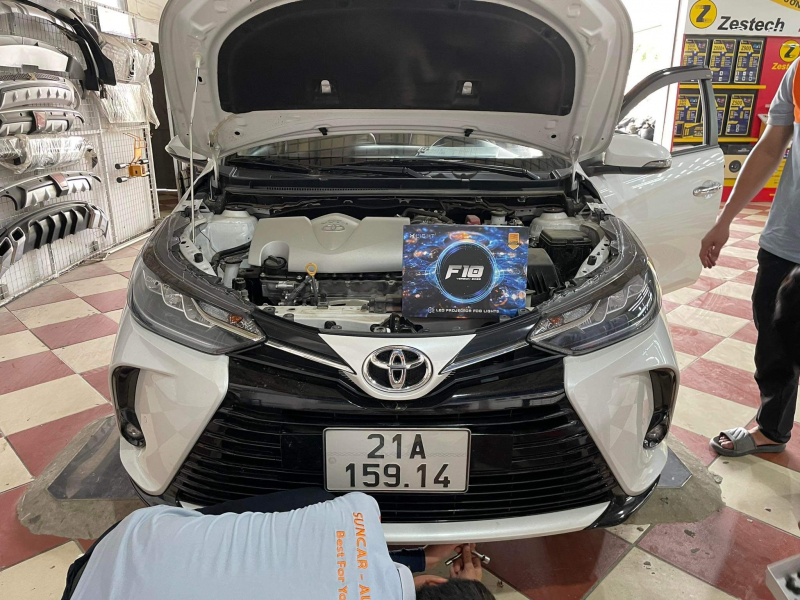 Độ đèn nâng cấp ánh sáng Nâng cấp bi gầm tăng sáng cho xe Toyota Vios