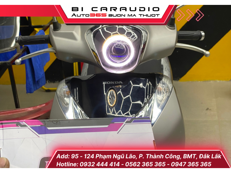 Độ đèn nâng cấp ánh sáng BI LED TITAN MOTO - CB150 CHO XE MÁY SH MODE 47C136588 - AUTO365 BUÔN MA THUỘT 21/08/2023