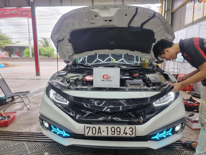 Độ đèn nâng cấp ánh sáng NÂNG CẤP BI GẦM CHO HONDA CIVIC 